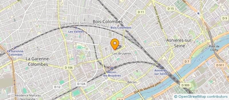 localisation de l'entreprise HCE CONSULTING  ASNIERES-SUR-SEINE