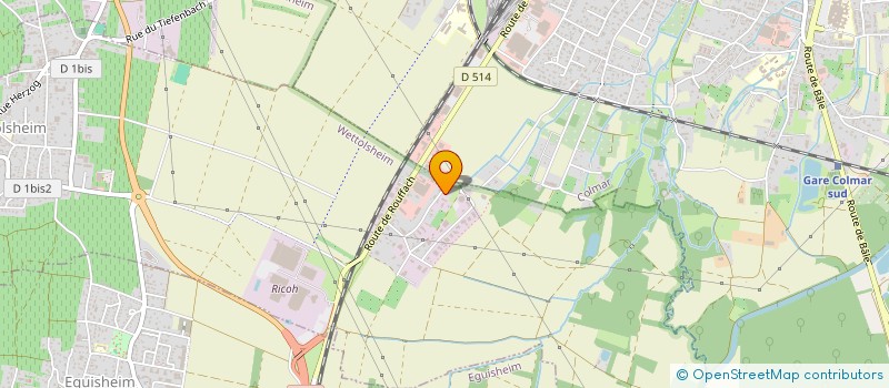 localisation de l'entreprise HCE SERVICES  WETTOLSHEIM