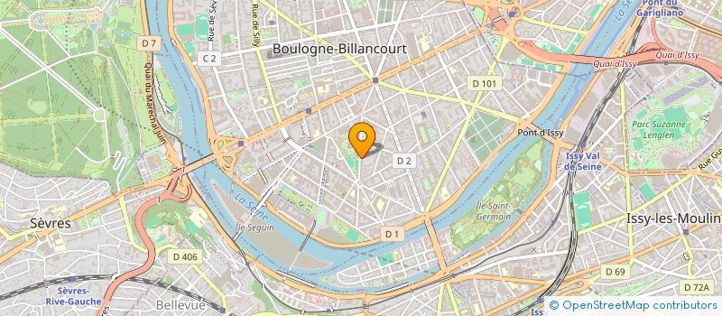 localisation de l'entreprise HCEEM à BOULOGNE-BILLANCOURT