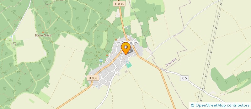 localisation de l'entreprise HCEM à LES GRANGES-LE-ROI
