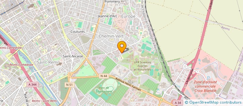 localisation de l'entreprise HCG  REIMS