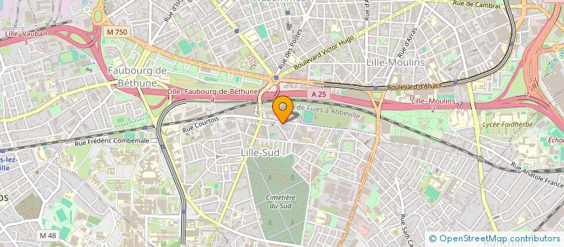 localisation de l'entreprise HCG à LILLE