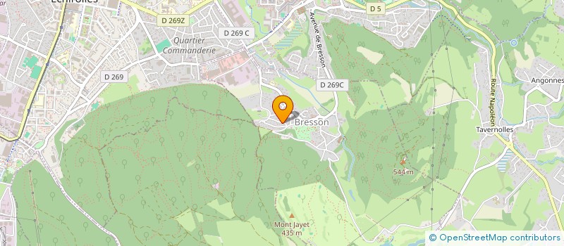 localisation de l'entreprise HCG  BRESSON