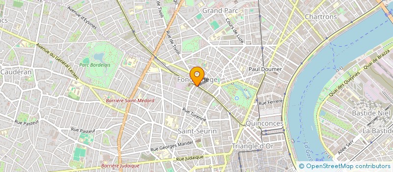 localisation de l'entreprise HCGC à BORDEAUX