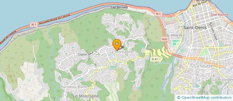 localisation de l'entreprise HCH à SAINT-DENIS