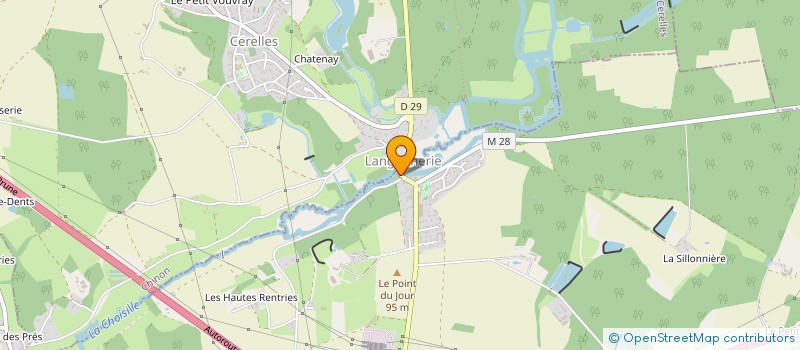 localisation de l'entreprise HCH IMMO  CHANCEAUX-SUR-CHOISILLE
