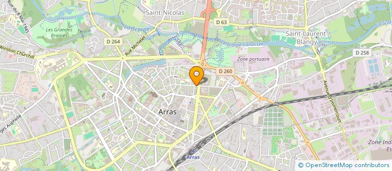 localisation de l'entreprise HCHS à ARRAS