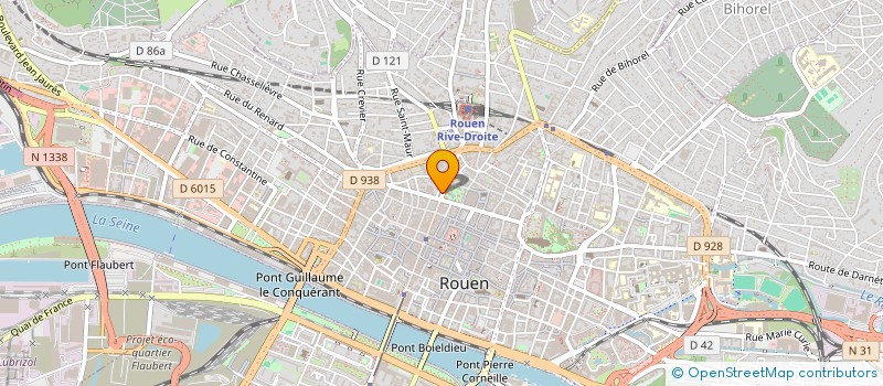 localisation de l'entreprise HCI à ROUEN