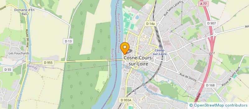 localisation de l'entreprise HCI à COSNE-COURS-SUR-LOIRE