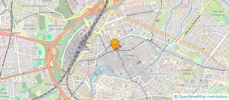 localisation de l'entreprise HCIM à STRASBOURG