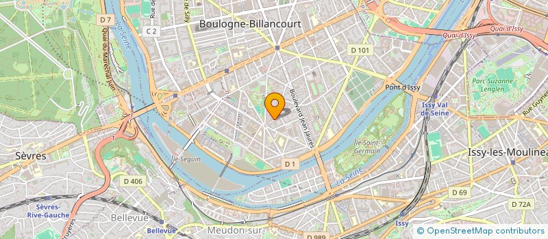 localisation de l'entreprise HCITP 2  BOULOGNE-BILLANCOURT