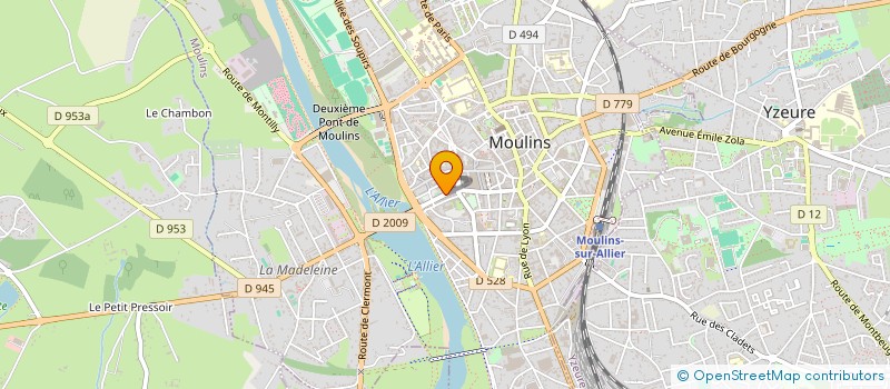 localisation de l'entreprise HCITY à MOULINS