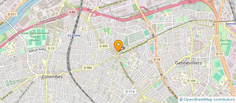 localisation de l'entreprise HCK RETAIL à ASNIERES-SUR-SEINE