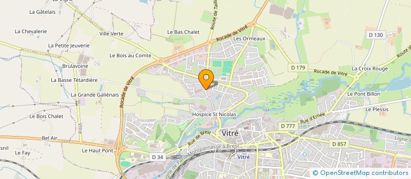 localisation de l'entreprise HCL  VITRE