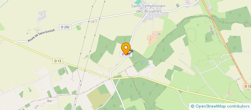 localisation de l'entreprise HCLJ à SAINT-SYMPHORIEN-DES-BRUYERES