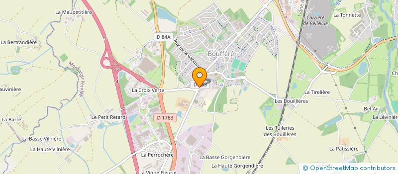 localisation de l'entreprise HCLM à MONTAIGU-VENDEE