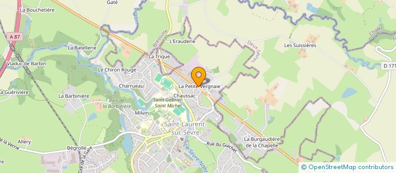 localisation de l'entreprise HCM à SAINT-LAURENT-SUR-SEVRE