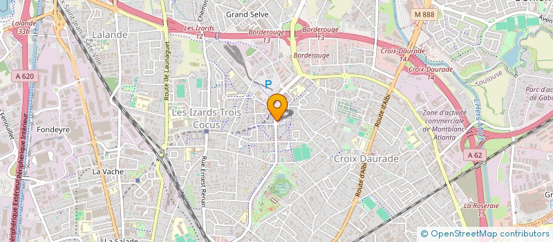 localisation de l'entreprise HCM à TOULOUSE