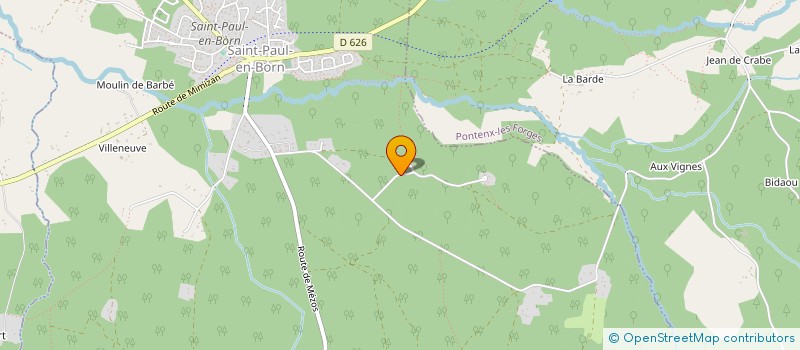 localisation de l'entreprise HCM  SAINT-PAUL-EN-BORN