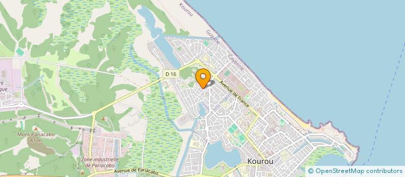 localisation de l'entreprise HCM INVESTISSEMENTS  KOUROU