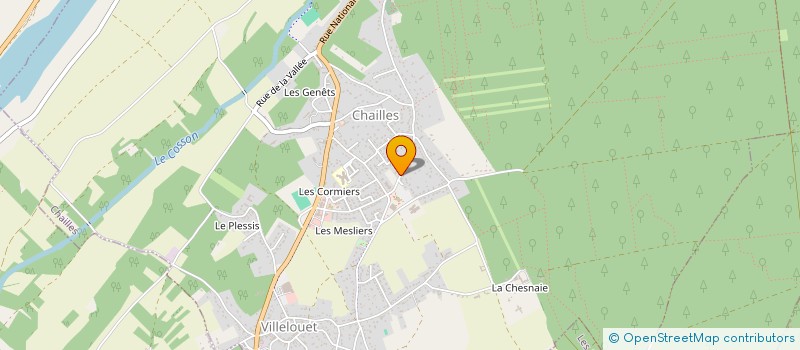 localisation de l'entreprise HCM-LI  CHAILLES