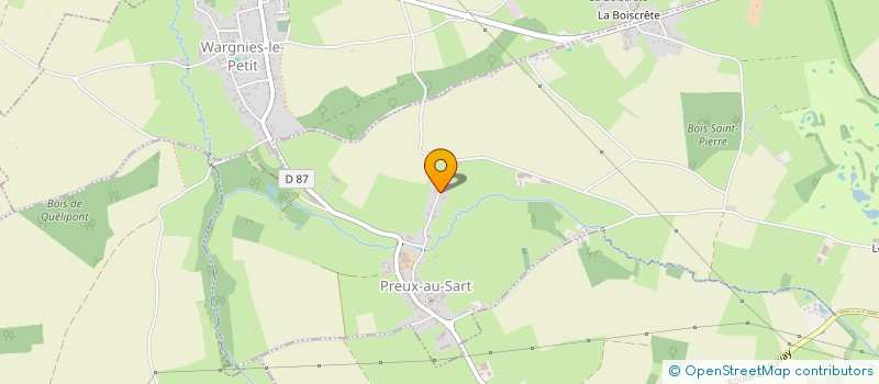 localisation de l'entreprise HCMA à PREUX-AU-SART
