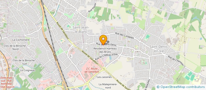 localisation de l'entreprise HCML.1 à SAINT-DENIS-EN-VAL