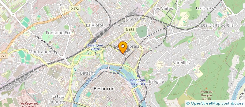 localisation de l'entreprise HCNA à BESANCON