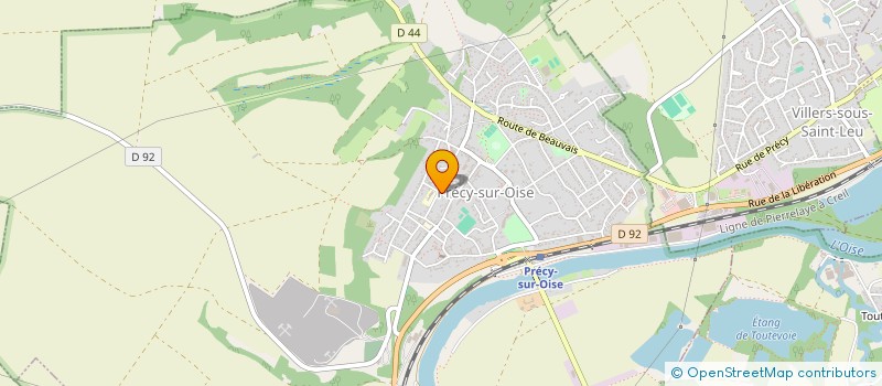 localisation de l'entreprise HCNL INVEST  PRECY-SUR-OISE