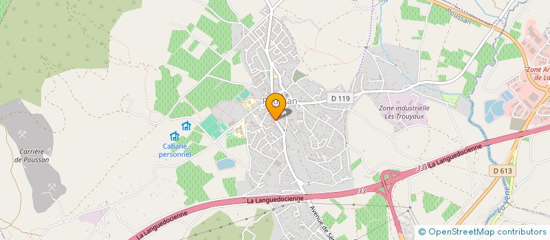 localisation de l'entreprise HCO CONSULTANT  POUSSAN