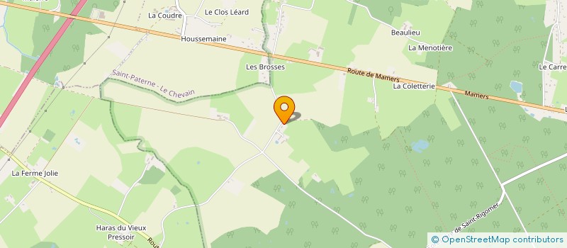 localisation de l'entreprise HCO INVEST  VILLENEUVE-EN-PERSEIGNE