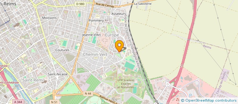 localisation de l'entreprise HCONSULTING MANAGEMENT à REIMS