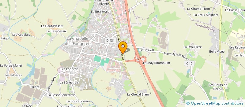 localisation de l'entreprise HCP  LA MEZIERE