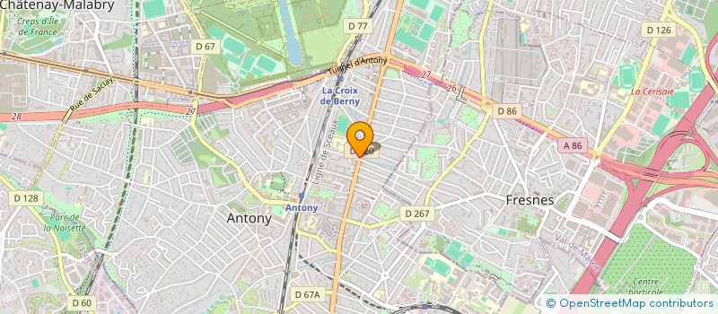 localisation de l'entreprise HCP AGENCY à ANTONY