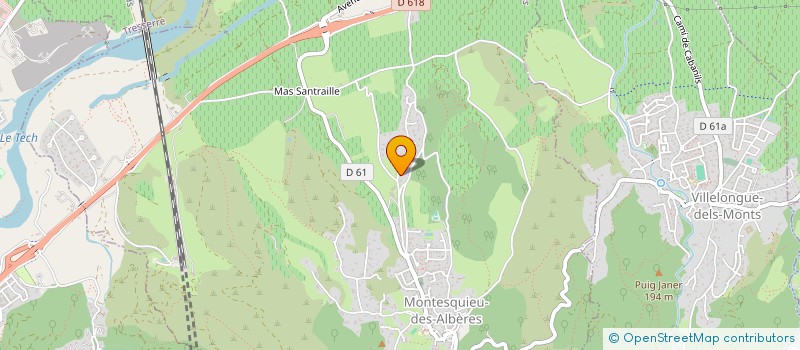 localisation de l'entreprise HCP ELNE  MONTESQUIEU-DES-ALBERES