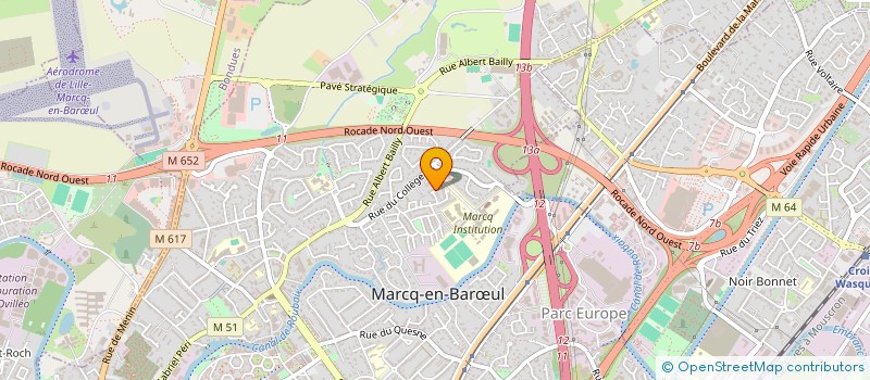localisation de l'entreprise HCPMEDICAL à MARCQ-EN-BARŒUL