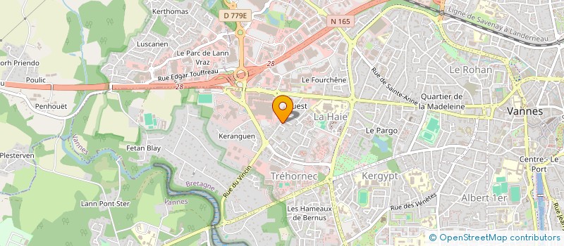 localisation de l'entreprise HCR à VANNES