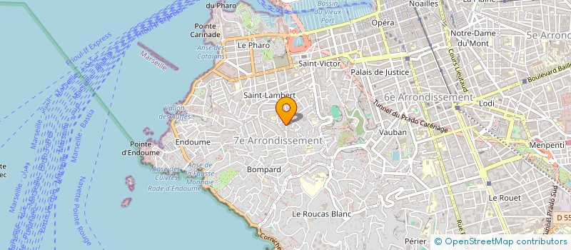 localisation de l'entreprise HCR à MARSEILLE