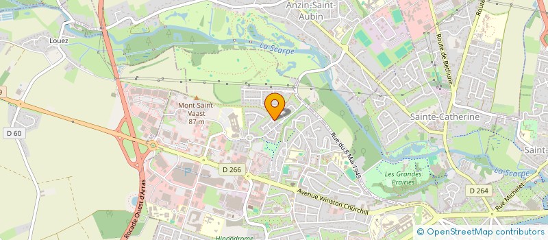 localisation de l'entreprise HCR à ARRAS