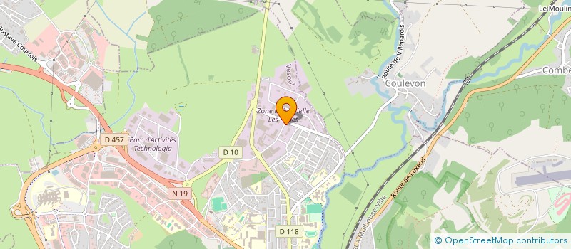 localisation de l'entreprise HCR  VESOUL