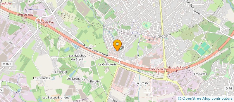 localisation de l'entreprise HCR INVESTISSEMENT à REZE