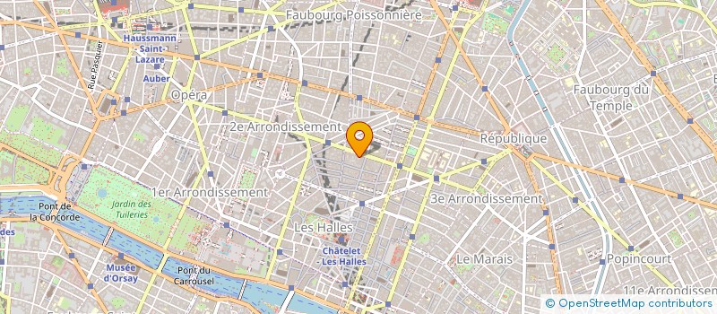 localisation de l'entreprise HCR REAUMUR  PARIS