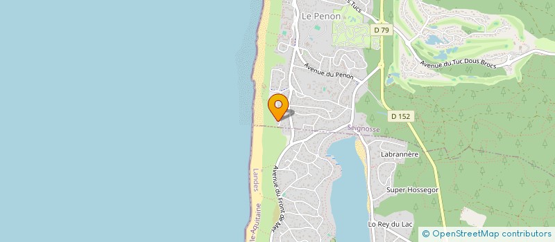 localisation de l'entreprise HCS  SEIGNOSSE