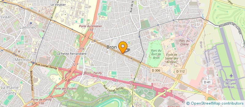 localisation de l'entreprise HCS à BRON