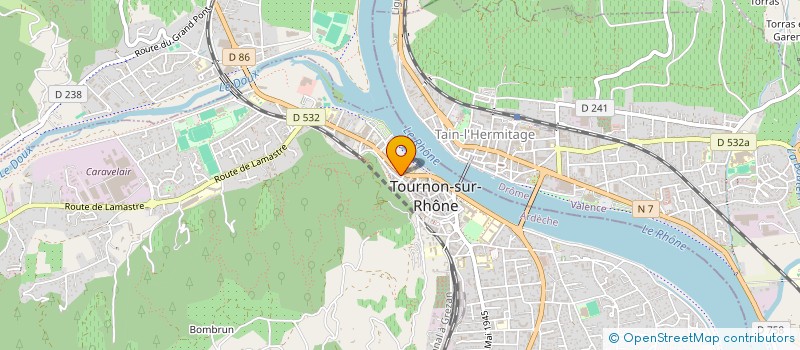 localisation de l'entreprise HCS à TOURNON-SUR-RHONE
