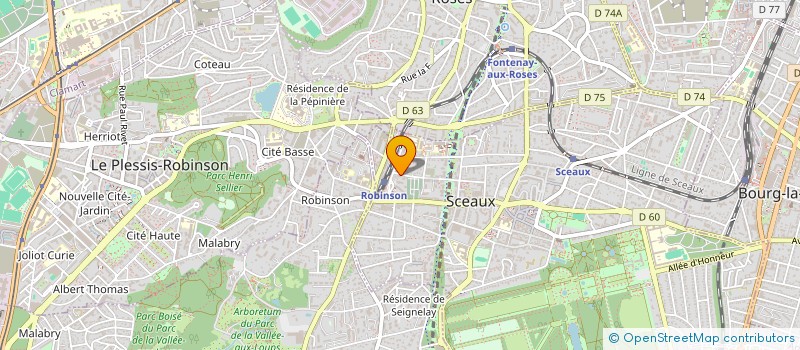 localisation de l'entreprise HCSA à SCEAUX