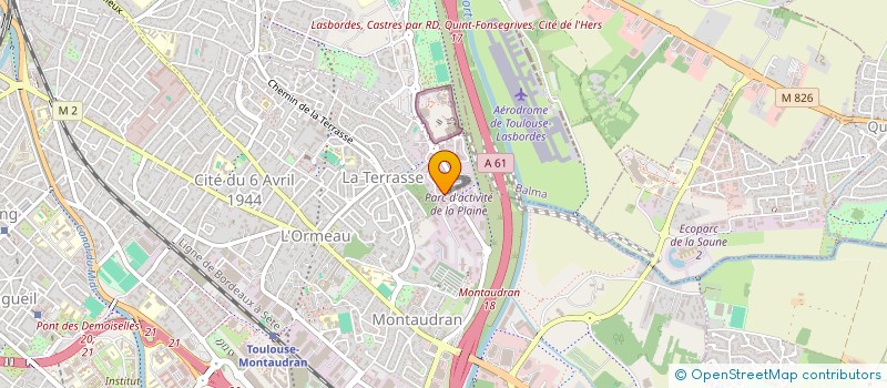 localisation de l'entreprise HCSE PATRIMOINE à TOULOUSE