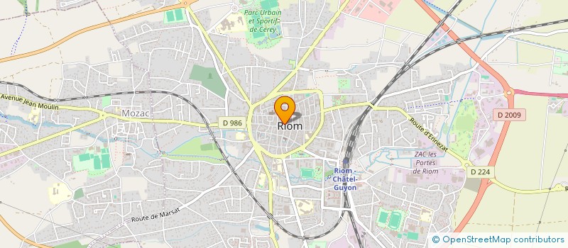 localisation de l'entreprise HCUBED  RIOM