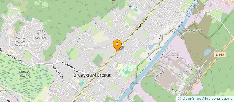 localisation de l'entreprise HCV à BRUAY-SUR-L'ESCAUT