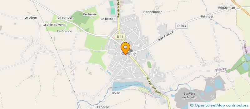 localisation de l'entreprise HCV  LOCMINE